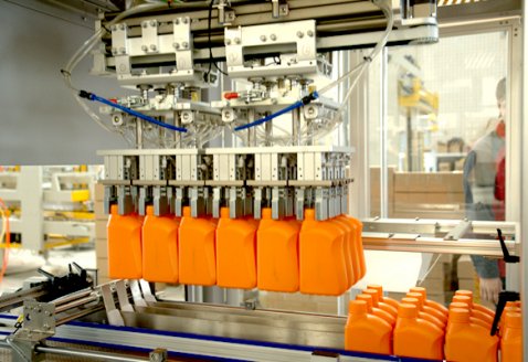 機油桶裝箱包裝線